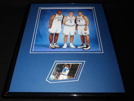 Jamal Mashburn Signed Framed 11x14 Photo Display Mavericks w/ Jason Kidd - £51.31 GBP