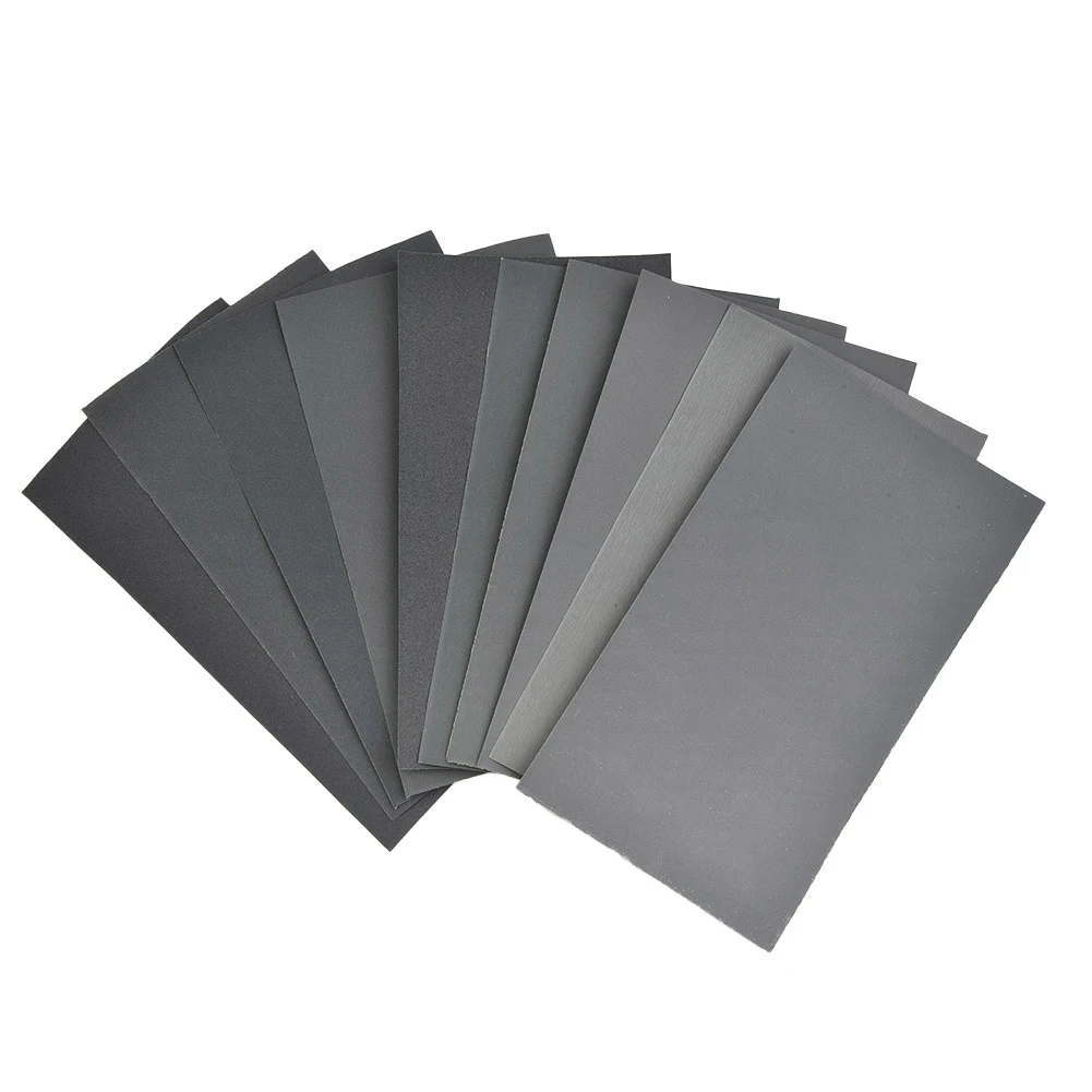 Car Surface Sandpaper Variety Pack - 30pcs 400-2500 Grit, Wet/Dry, Metal, Glas - £13.33 GBP