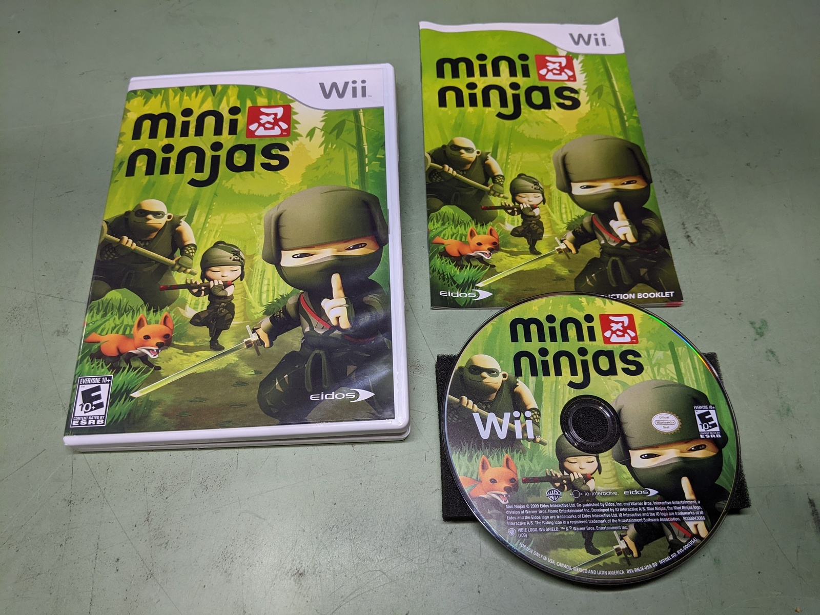 Mini Ninjas Nintendo Wii Complete in Box - $12.36