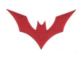 DC Comics Batman Beyond Animated Show Red Bat Logo Embroidered Patch NEW UNUSED - £6.16 GBP