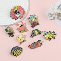 Usa Free Shipping -Lot Of 9 Spongebob Squarepants Collectible Enamel Pins - £24.85 GBP