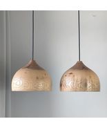 Handmade wood pendant light, Scandinavian chandelier, dining room light ... - $190.00