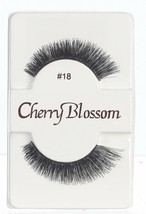 Cherry Blossom Eyelashes Model# 18 -100% Human Hair Black 1 Pair Per Pack - £1.48 GBP+