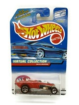 Hot Wheels Car Skullrider Virtual Collection 1999 Red 1:64 Scale Toy #138 - £7.74 GBP