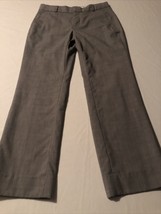 Banana Republic Women&#39;s Pant Logan Fit Gray Wool Fully Lined Stretch Siz... - $24.75