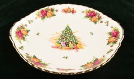 *Vintage Royal Albert Christmas Magic Handled Cake Plate Bone China Engl... - €59,69 EUR