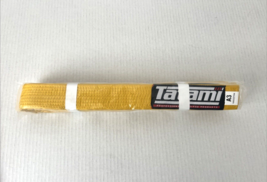 Tatami Fightwear Brazilian Jiu Jitsu YELLOW Belt Size A3 - $19.80