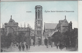 Roman Catholic Church Saint Germain-l&#39;Auxerrois Postcard Paris France  - $5.00