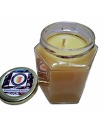 Frankincense &amp; Myrrh Scented 100 Percent  Beeswax Jar Candle, 12 oz - £21.71 GBP