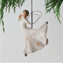 Angel Song Of Joy Ornament Sculpture Hand Painted Willow Tree By Susan Lordi - £43.07 GBP