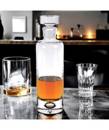 Mouth Blown European Crystal Round Decanter 28 Oz - $5,623.28 MXN