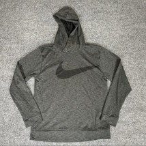 Nike Hoodie Womens XL Gray Dri-Fit Long Sleeve Running Workout Jacket Adult - £10.64 GBP