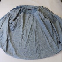 Vintage White Mountain Denim Men's Blue Cotton Short Sleeve Button-Down Shirt XL image 10