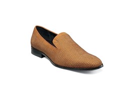 Stacy Adams Suave Rhinestone Slip On Party Shoes Tan 25583-240 - £63.94 GBP