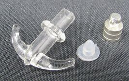 Anchor Glass Glass Vial 1in Bottle Charm Cremation Ashes Pendant Instruc... - $9.89