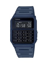 Casio Men's Navy Digital Calculator Watch with 8-Digit Display - $71.99