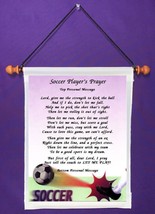 Soccer Player&#39;s Prayer - Personalized Wall Hanging (357-1) - £15.27 GBP