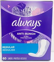 Always Anti-Bunch Extra Protection Regular  60 Liners - $11.87