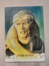 2021 STAR WARS MASTERWORKS Sketch Card BIBB FORTUNA Paul Maitland  - £62.22 GBP
