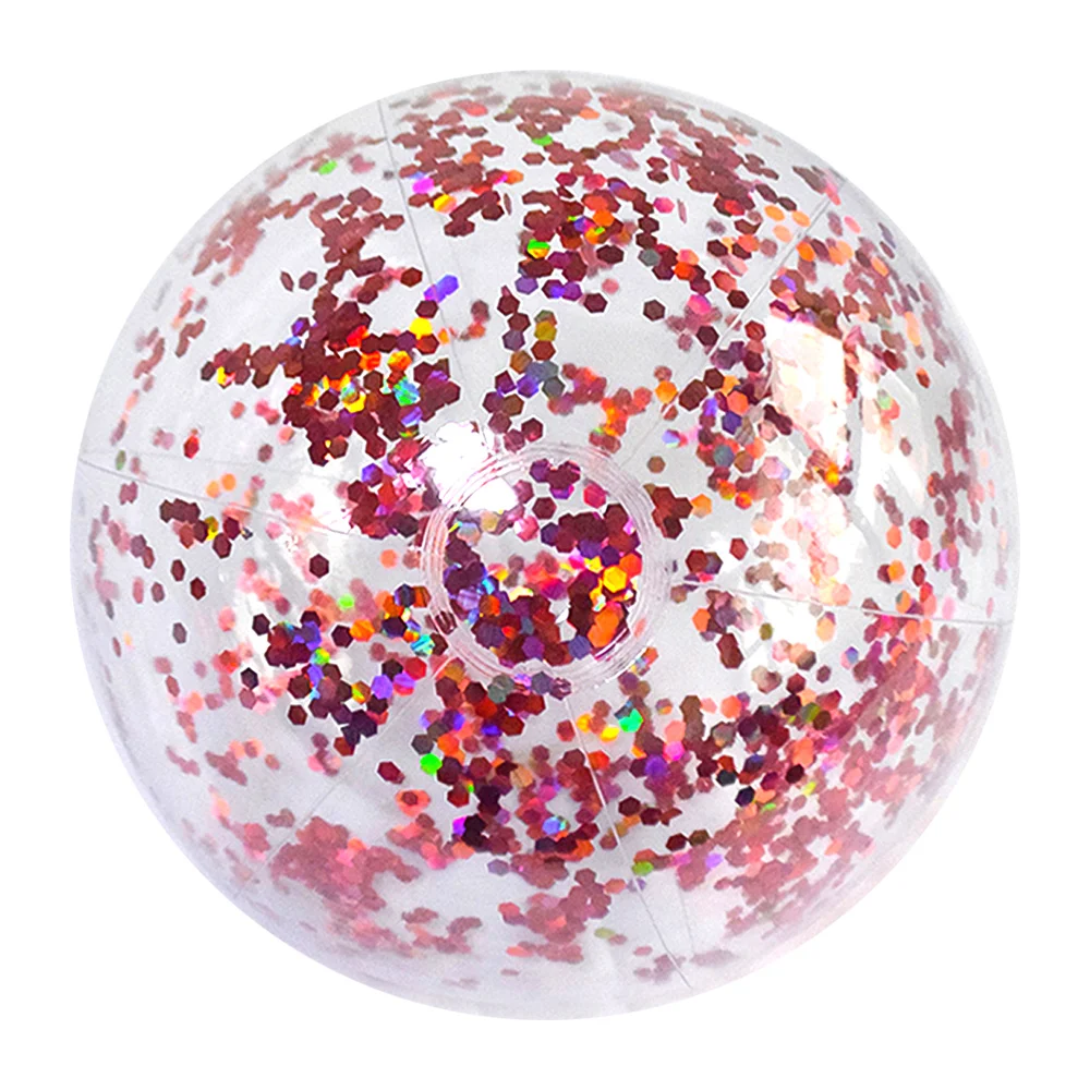 40cm Inflatable Glitter Beach Ball Summer Water Ball Sequin Beach Toys f... - £9.86 GBP