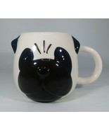 Home Essentials CUTE CAFE Coffee PUG MUG Raised Sculpt Dog Face Cup NWT - €10,20 EUR