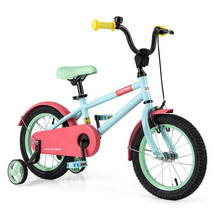 Kids Bike with Adjustable Handlebar and Saddle Blue-14 inches - Color: B... - $172.76