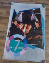 Duran Duran 7 1984 Original Music 80s Pop Rock Group Poster Funky Ent 22X24 - $27.84