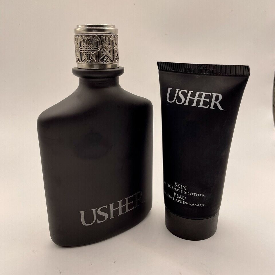 USHER For Men Cologne EDT 34 oz 100ml  25oz After Shave New No Box