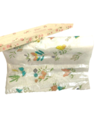 Vintage Drawer Liners Butterflies Floral Plastic Coated Cotton MCM  - €6,00 EUR