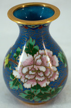 Small Cloisonné Vase Flower Design - £20.72 GBP