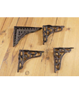 4 Antique Style Shelf Brackets Wall Moun Cast Iron Corbels SMALL **READ ... - $27.27 CAD