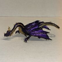 Safari Ltd. MIDNIGHT MOON PURPLE &amp; GOLD DRAGON 8" Plastic Toy Figure 200... - $14.50