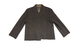 Women’s Vintage 90s JG Hook Wool Olive Green Evening coat sz XL - $23.52