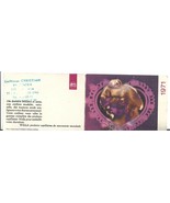 ⭕⭕VTG, Pocket Calendar 1971 WELLA France - $131.92 MXN