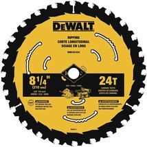 Dewalt Dwa181424 8-1/4-Inch 24-Tooth Circular Saw Blade - $37.99
