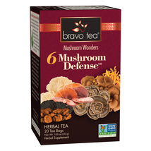 Bravo Herbal Tea Mushroom Wonders 6 Defense Complete WELLNESS Support NO GMO - £6.22 GBP