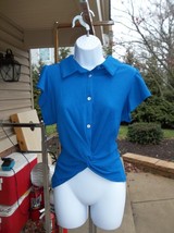 Nwt Madison+Hudson Royal Blue Top L - $17.99