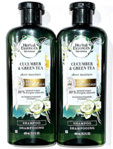 2 Pack Herbal Essences Bio Renew Cucumber Green Tea Shampoo 13.5 Oz