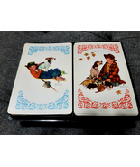 Vintage Norman Rockwell Playing Cards. 2 Decks. Hoyle. Jumbo Face - $15.84