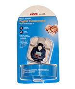 CVS Micro Temple Digital Thermometer Fever Alarm Safe For All Ages Trave... - $12.82