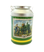 Tin Milk Can John Deere Miniature Collectible Farm Scene Houston Harvest... - £14.14 GBP