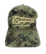 Greeneville Tennessee Lawson Chevrolet Green Camo Trucker Hat Cap Snapback - $11.39