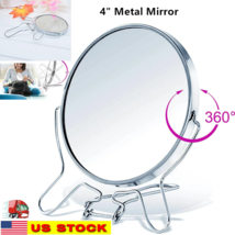 4&quot; Round Makeup Cosmetic Mirror 360 Degree Rotation Two Side Mirror Magn... - $147.44 MXN