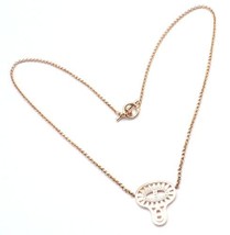 Authentic! Hermes Chaine D&#39;ancre Divine 18k Rose Gold Diamond Necklace Cert Box - £4,477.93 GBP
