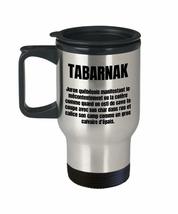Tabarnak Definition Travel Mug Insulated Quebec Swear In French Expression Funny - £17.88 GBP