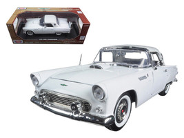 1956 Ford Thunderbird White &quot;Timeless Classics&quot; 1/18 Diecast Model Car by Mot... - £49.13 GBP
