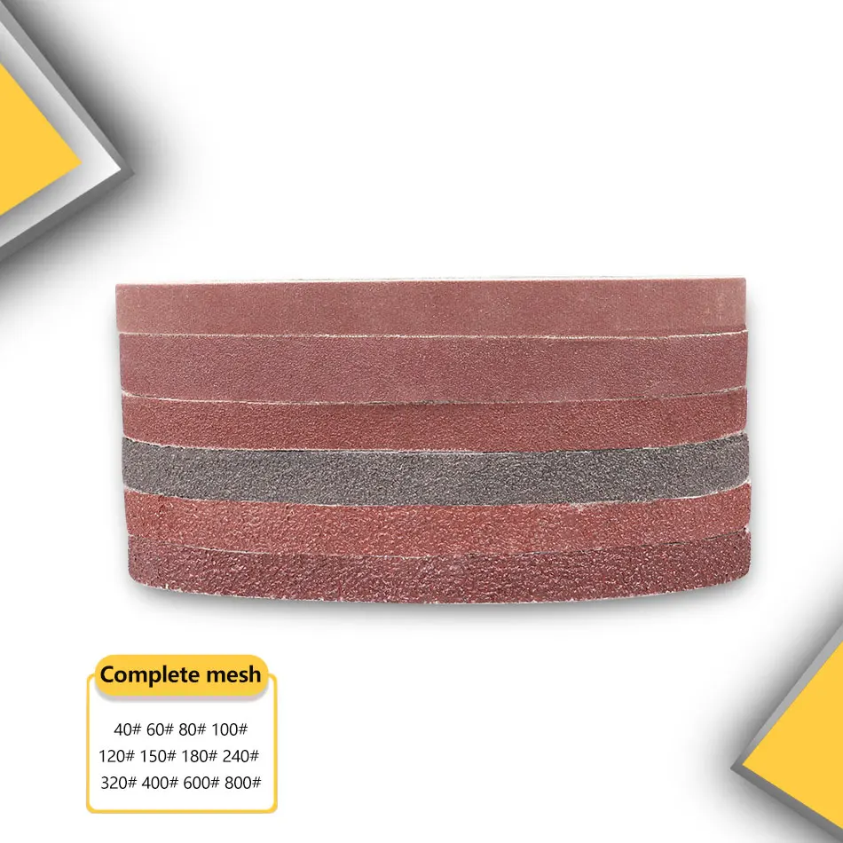 10 pcs/set 330*10mm Sanding Belts 40-800 Grits Sandpaper Asive s For Belt Sander - £126.63 GBP