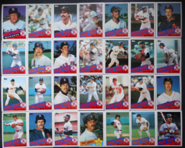 1985 Topps Boston Red Sox Team Set of 28 Baseball Cards No Clemens - £7.08 GBP