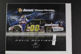 David Reutimann Signed Autographed NASCAR Color 8x10 Photo - $12.99