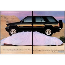 1994 Honda Passport 4x4 SUV 2 Page Vintage Print Ad Desert Hills Cliffs Wall Art - £8.68 GBP